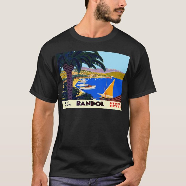 Camiseta Vintage Cote D'Azur Viagem (Frente)