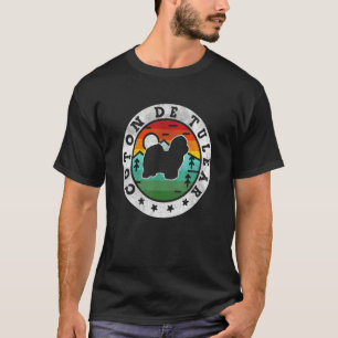 Camiseta Vintage Coton De Tulear Retro Cachorro Mãe Pai