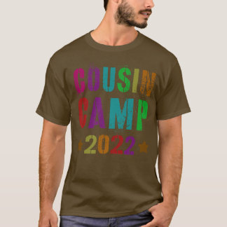 Camiseta Vintage COUSIN CAMP 2022 Vovó engraçado Vovô Ree
