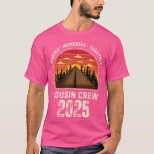 Camiseta Vintage Cousin Crew 2025 Camper Matching Cam