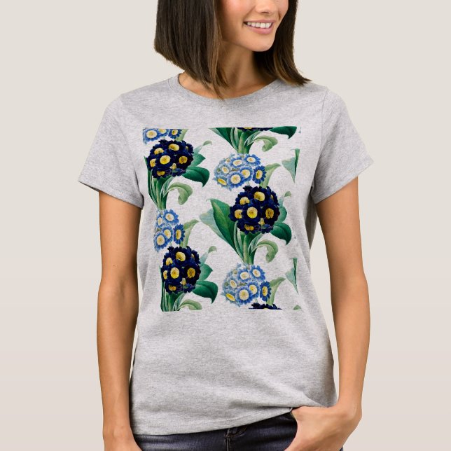 Camiseta Vintage Cowslip Primrose botânica (Frente)