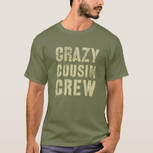 Camiseta Vintage CRAZY COUSIN TRW Funny Mawmaw Pawpaw Reed