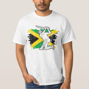 Camiseta Vintage Cricket Jamaica Jamaican Pride