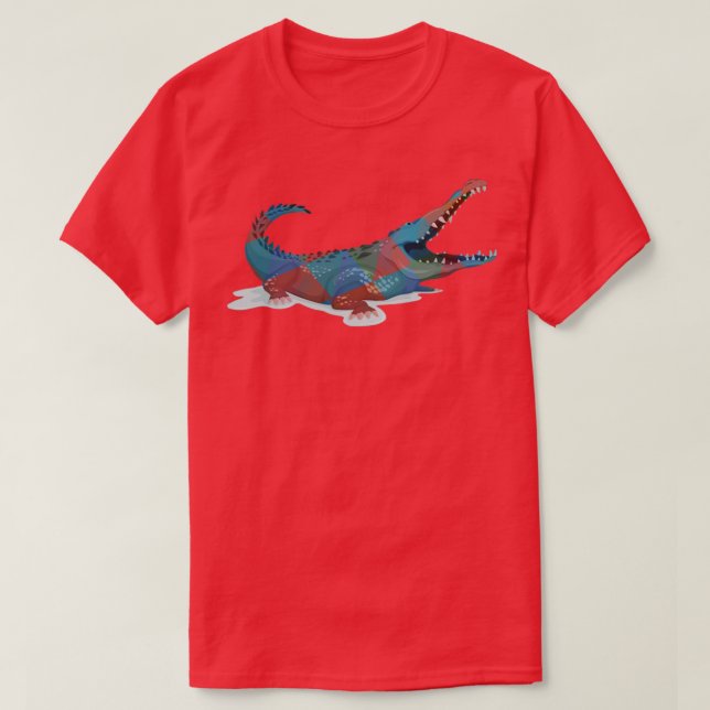 Camiseta Vintage Crocodilo (Frente do Design)