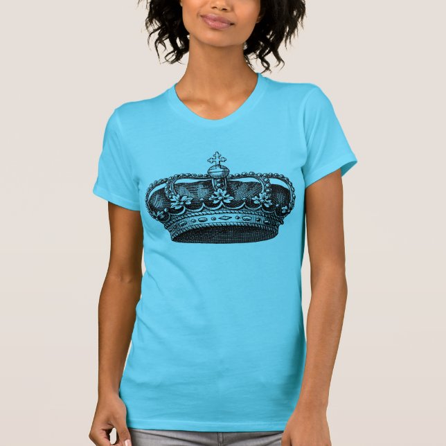 Camiseta Vintage Crown 02 - Black (Frente)