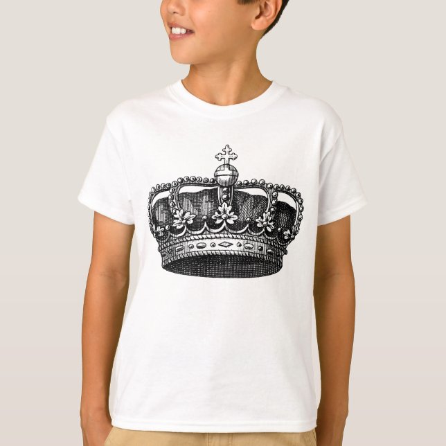 Camiseta Vintage Crown 02 - Black (Frente)