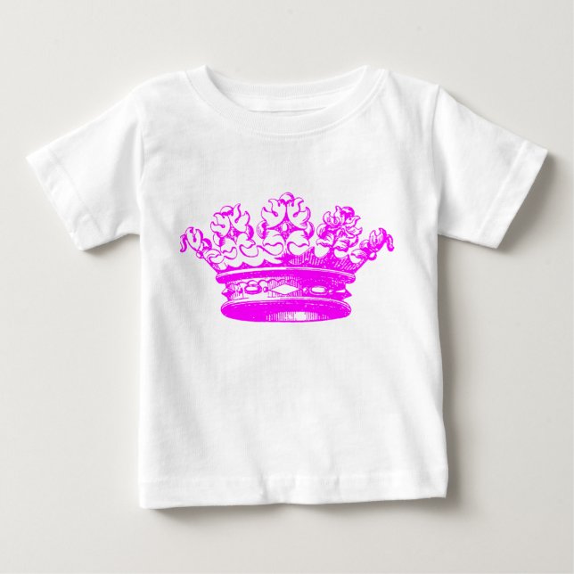 Camiseta Vintage Crown - Magenta (Frente)