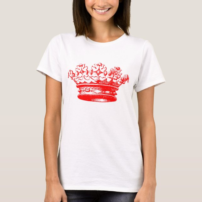 Camiseta Vintage Crown - Vermelho (Frente)