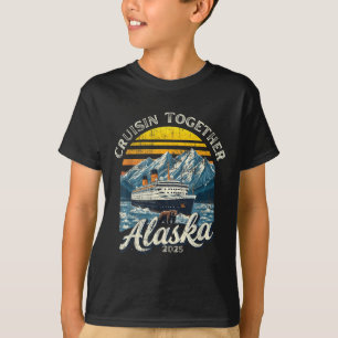 Camiseta Vintage Cruisin Juntamente Com A Família Amiga Do