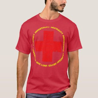 Camiseta Vintage Cruz Vermelha