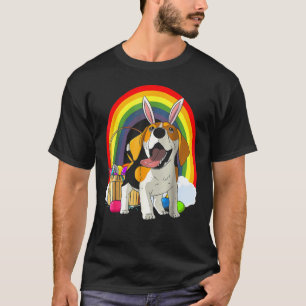 Camiseta Vintage Cute Beagle Dog Celebration Easter Basket 