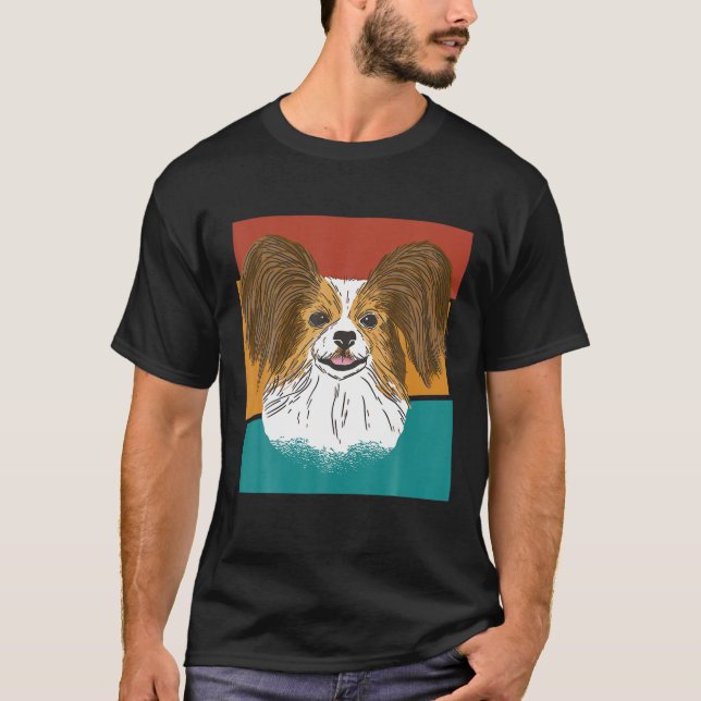 Camiseta Vintage Cute Papillon (Frente)