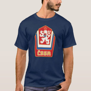 Camiseta vintage Czechoslováquia emblema