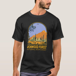 Camiseta Vintage da Arizona Nacional da Floresta de Ironwoo