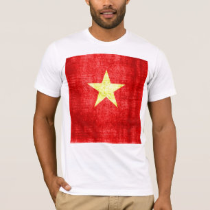 Camiseta Vintage da bandeira de Vietnam