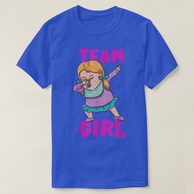 Camiseta Vintage da Equipe de Dabbing de Gênero (Frente do Design)