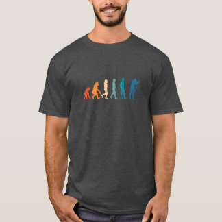 Camiseta Vintage da Evolution do Criador de Arquivos