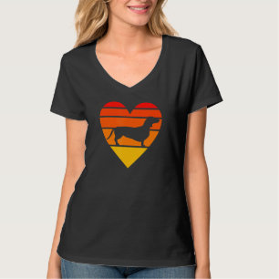 Camiseta Vintage Dachshund Wiener Cão Weiner Cachorro Cacho