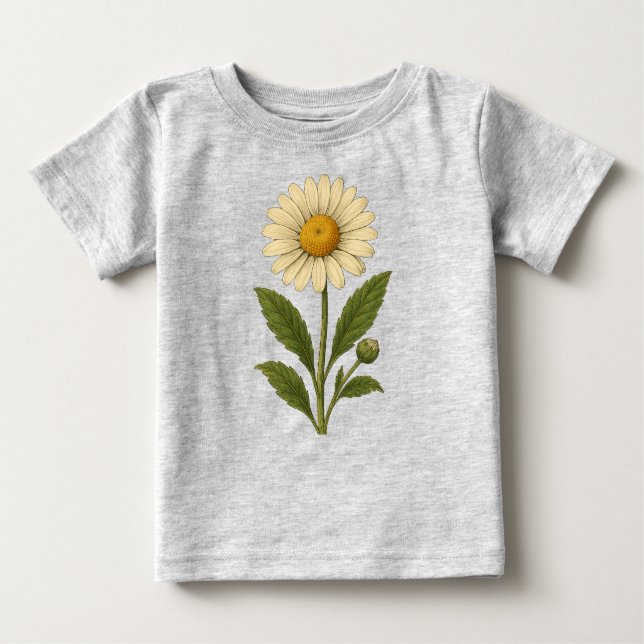 Camiseta Vintage daisy (Frente)