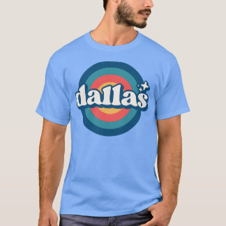 Camiseta Vintage Dallas Sunset Seal Retro City Emblem para