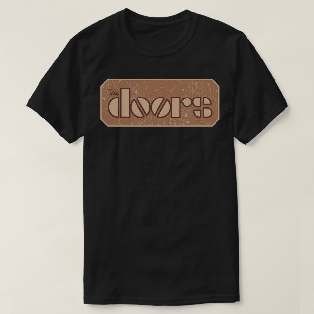 Camiseta Vintage das portas Brown (Frente do Design)