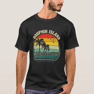 Camiseta Vintage Dauphin Island Alabama Summer Vacation Sun