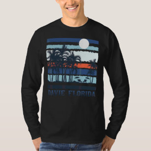 Camiseta Vintage Davie Florida Summer 80s Beach Souvenirs