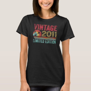 Camiseta Vintage de 12 anos 2011 12 Aniversário