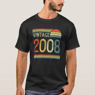 Camiseta Vintage De 15 Anos Feita Em 2008 À 15