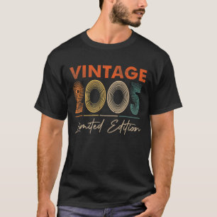 Camiseta Vintage de 17 anos 2005 17º aniversário