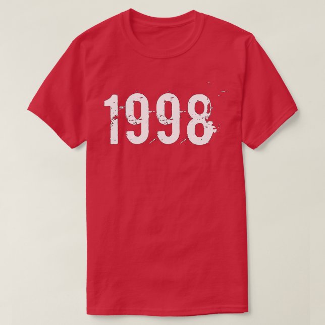 Camiseta Vintage de 1998 (Frente do Design)