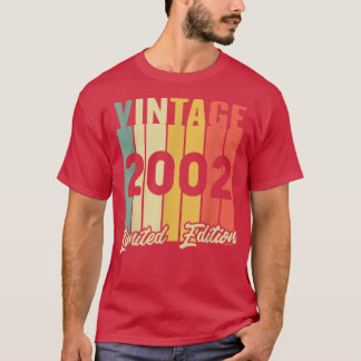 Camiseta Vintage de 20 anos, edição limitada 20 Bir