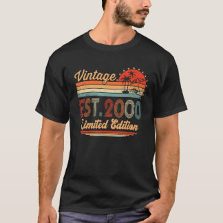 Camiseta Vintage de 22 anos 2000 22º aniversário