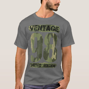 Camiseta Vintage de 24 anos 1998 24ª Decoração de aniversár