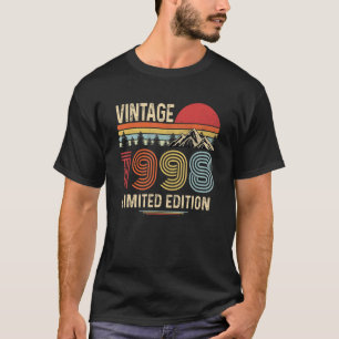 Camiseta Vintage de 24 anos 1998 24º aniversário