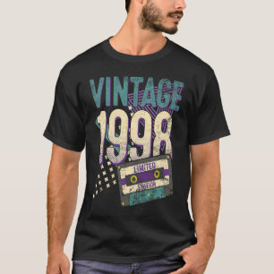 Camiseta Vintage de 24 anos 1998 24º aniversário
