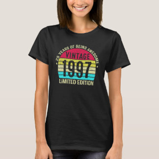 Camiseta Vintage de 25 Anos 1997 Aniversário de 25 Anos