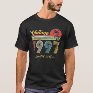Camiseta Vintage de 25 anos 1997 Limited Edition 25