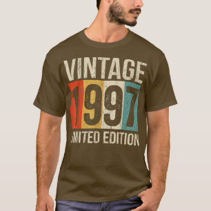 Camiseta Vintage de 25 anos 1997 Limited Edition 25 Bir