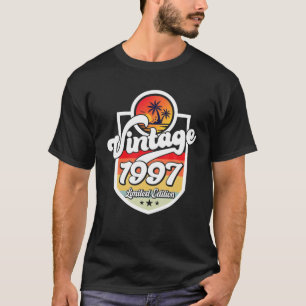 Camiseta Vintage de 25 anos 1997 Limited Edition 25 Bir