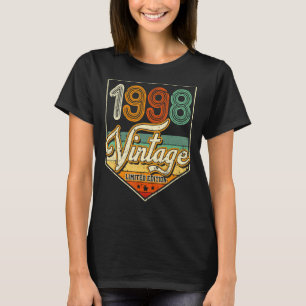Camiseta Vintage de 25 anos 1998 Limited Edition 25 Bir