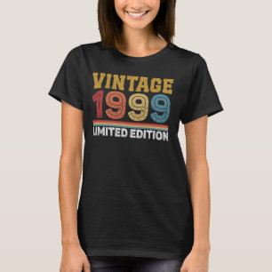 Camiseta Vintage de 25 anos 1999 edição limitada 25 Birt
