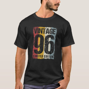 Camiseta Vintage De 26 Anos 1996 26ª Decoração De Aniversár