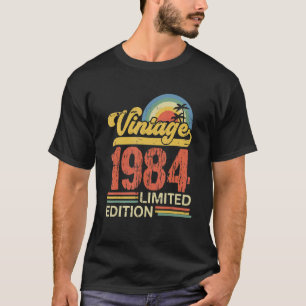 Camiseta Vintage de 39 anos 1984 39º aniversário