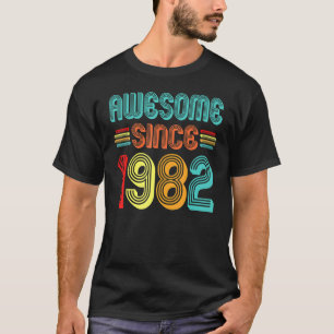 Camiseta Vintage de 40 anos 1982 aniversário de 40 anos 15