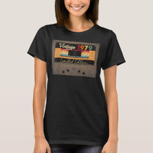 Camiseta Vintage de 44 anos, 1979, 44, Aniversário