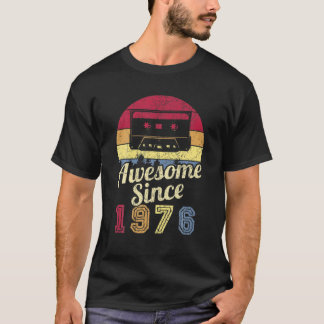 Camiseta Vintage De 45 Anos Espetacular Desde 1976 45º Nasc