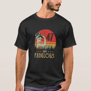 Camiseta Vintage De 47 Anos E Fabuloso 47 Bi