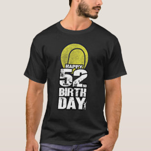 Camiseta Vintage de 52 anos Tênis 52º aniversário