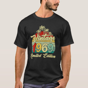 Camiseta Vintage De 53 Anos 1969, Festas de aniversário De
